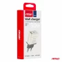 Incarcator retea Amio cu 2 porturi, USB-A si USB-C, 30W Quick Charge tehnologie GaN, 230V