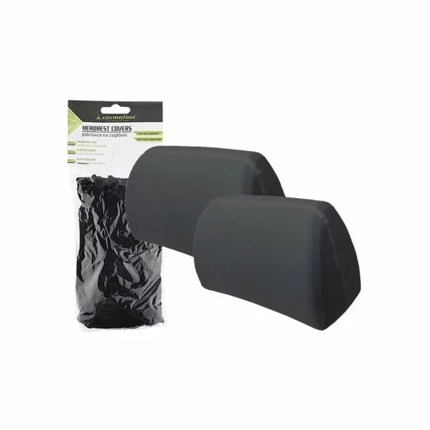Seat headrests cover Carmotion 2pcs - Graphite