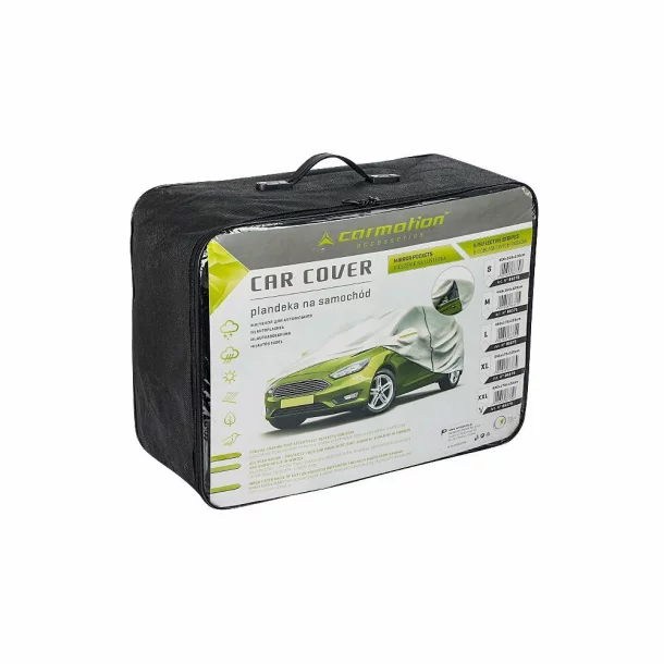 Carmotion full car cover, 3 layers, zipper on driver&#039;s door - 580x175x120cm - XXL