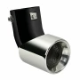 Ornament toba esapament curbat TS-68, din otel inoxidabil lustruit, sunet sport, racordare Ø40-62mm - Resigilat