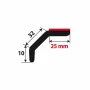 SK-2, Uni-Skirt, Universal trim for front or rear bumper, sills, 250 cm, 32+10 mm