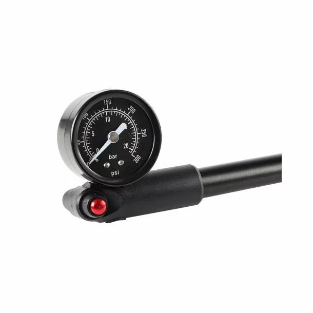 Pompa manuala de inalta presiune pentru amortizoare bicicleta, max 28Bari/400PSI