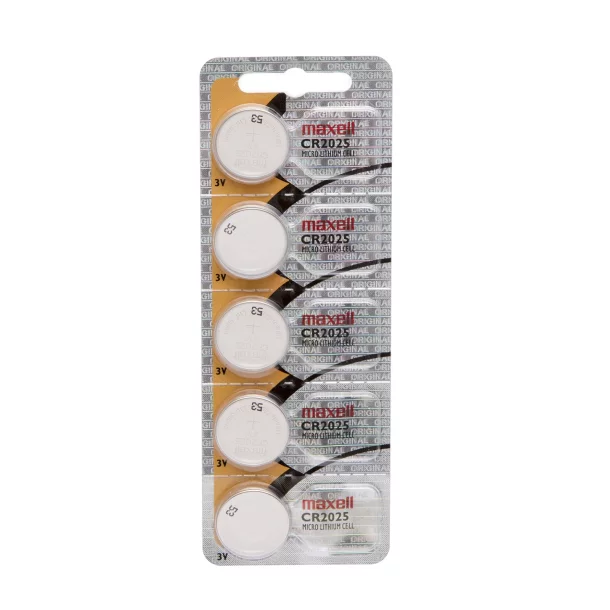 Baterie tip buton CR 2025 Li • 3 V 5 buc./blister