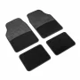 Covorase PVC/Mocheta universale Fusion 4buc - Negru