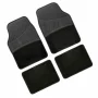 Covorase PVC/Mocheta universale Fusion 4buc - Negru