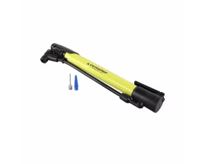 Pompa manuala pentru bicicleta, cu furtun si suport de fixare pe cadru, lungime 310mm, max 8Bari/120PSI