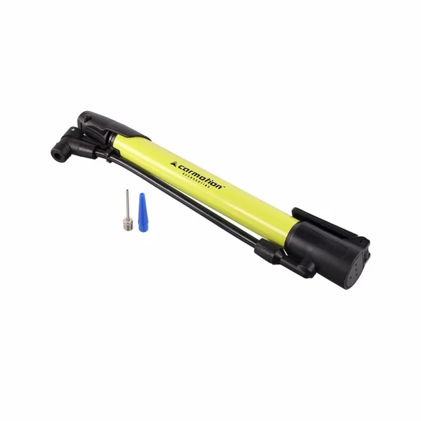 Pompa manuala pentru bicicleta, cu furtun si suport de fixare pe cadru, lungime 310mm, max 8Bari/120PSI
