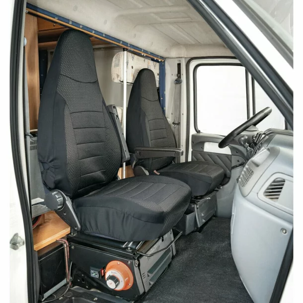 Huse scaun universale pentru autorulota Travel Entire, 2buc, Negru