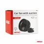 Ventilator auto cu 2 viteze, fixare cu ventuza, diametru 4.5&#039;&#039;, Amio, 12V