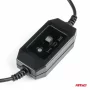 Ventilator auto cu 2 viteze, fixare cu ventuza, diametru 4.5&#039;&#039;, Amio, 12V
