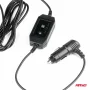 Ventilator auto cu 2 viteze, fixare cu ventuza, diametru 4.5&#039;&#039;, Amio, 12V