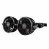 Dupla autós ventilátor 2 sebességfokozattal, fejtámlára rögzíthető, 2x4'' átmérőjű, Amio, 12V
