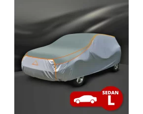 Prelată auto impermeabilă anti-grindină pentru sedan, mărimea L, 483 x 178 x 120 cm