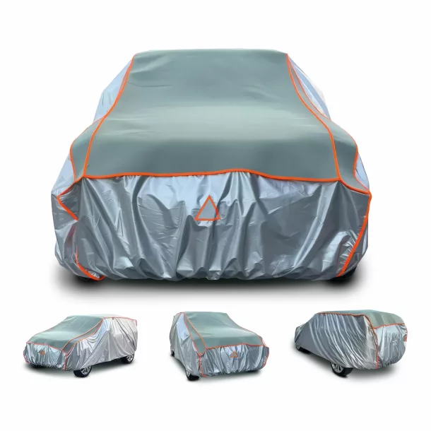 Prelată auto impermeabilă anti-grindină pentru sedan, mărimea L, 483 x 178 x 120 cm