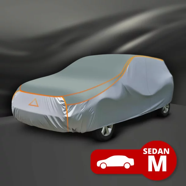Prelată auto impermeabilă anti-grindină pentru sedan, mărimea M, 431 x 165 x 120 cm
