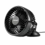 Ventilator auto cu 2 viteze, fixare cu ventuza, diametru 6&#039;&#039;, Amio, 24V
