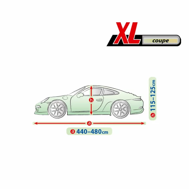 Prelata auto completa Membrane Garage, complet impermeabila si respirabila - XL - Coupe