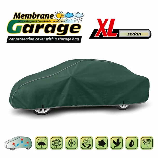 Prelata auto completa Membrane Garage, complet impermeabila si respirabila - XL - Sedan