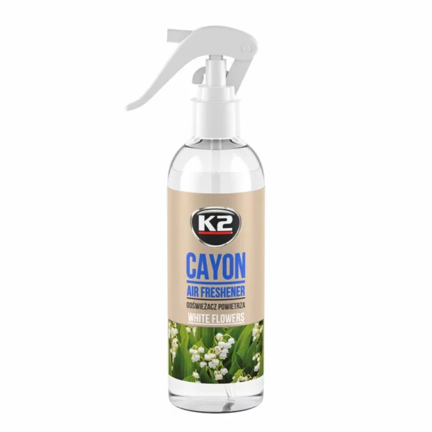 K2 Cayon air freshener 250ml - White Flowers