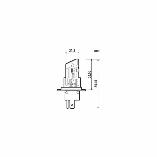 24V Halo Led Alien-X Series Quick-Fit - H4 - P43t - 1pcs