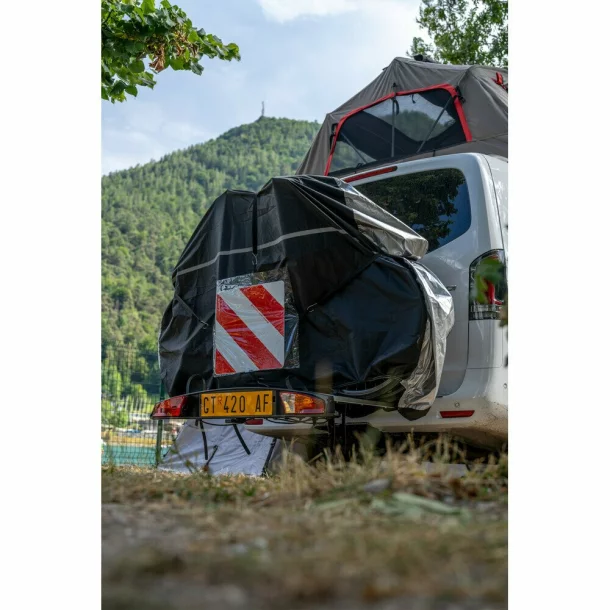 3-4 bike tarpaulin, for bike rack with tow ball attachment - 190x50x130 cm