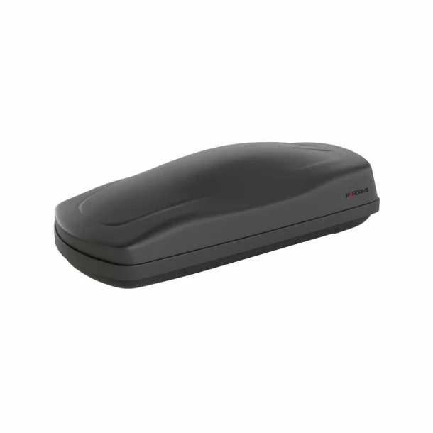 Box 400, cutie portbagaj ABS, 400 l - Negru embosat