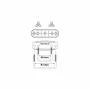 Box 400, cutie portbagaj ABS, 400 l - Negru embosat