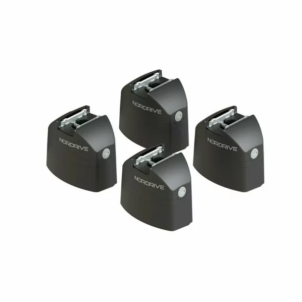 Set de picioare cu montaj in puncte de fixare, pentru bare portbagaj Kargo si Kargo-Plus, 2 bare - Volkswagen ID.Buzz, ID.Buzz Cargo