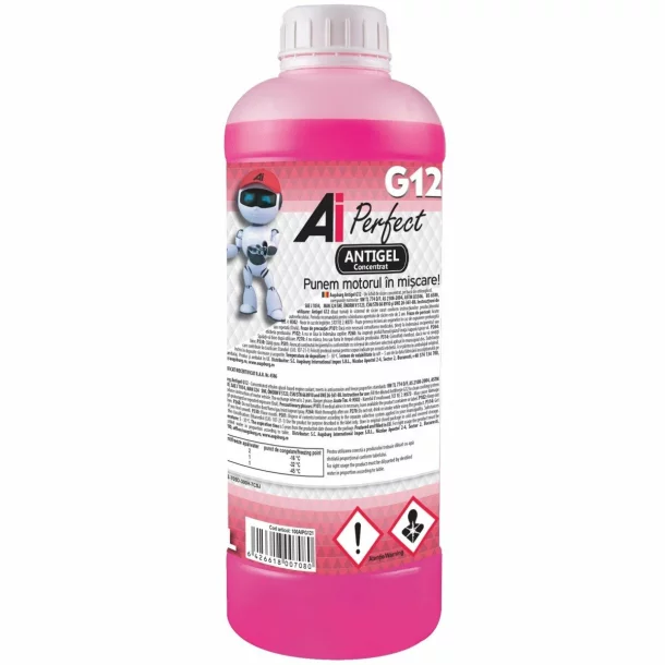 Antigel concentrat G12, concentratie 1:1 -32°C, 1Litru