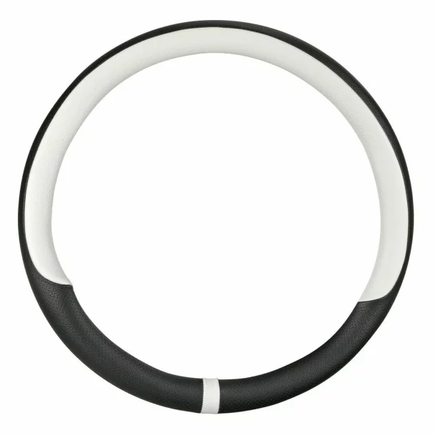 Noble, Skeentex kormányhuzat - M - Ø 37/39 cm - Fekete/Fehér