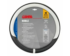 Noble, Skeentex kormányhuzat - M - Ø 37/39 cm - Fekete/Fehér