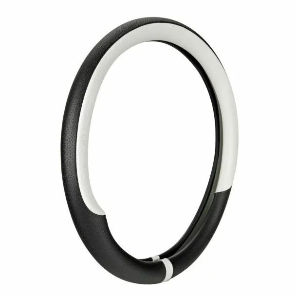 Noble, Skeentex kormányhuzat - M - Ø 37/39 cm - Fekete/Fehér
