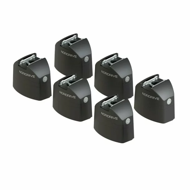 Set de picioare cu montaj in puncte de fixare, pentru bare portbagaj Kargo si Kargo-Plus, 3 bare - Ford Tourneo Custom 08/23&gt;, Volkswagen Transporter T7 03/25&gt;