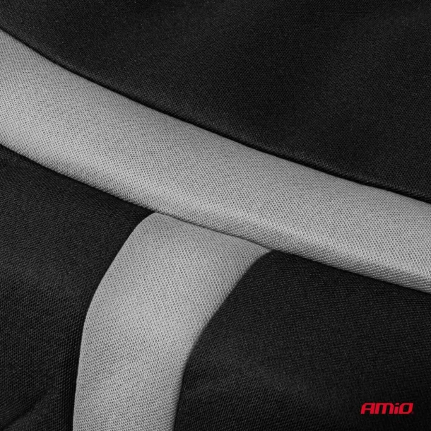 Universal seat covers 9pcs, Amio SC-06 - Black/Grey