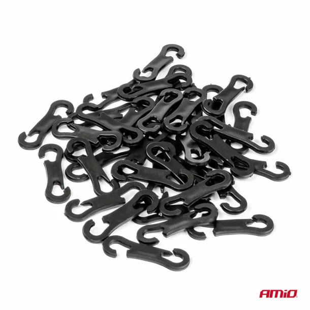 Universal seat covers 9pcs, Amio SC-06 - Black/Grey