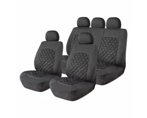 Univerzális üléshuzatok 9 db-os, Amio SC-11 - Fekete