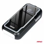 3 az 1-ben hordozható inditó robot LED-del és Powerbank, 12V, 12Ah, 1600A, AMIO