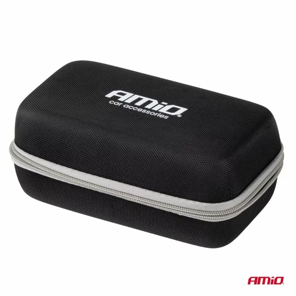 3 az 1-ben hordozható inditó robot LED-del és Powerbank, 12V, 12Ah, 1600A, AMIO