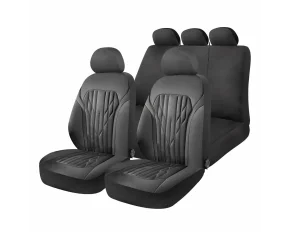 Univerzális üléshuzatok 9 db-os, Amio SC-21 - Fekete