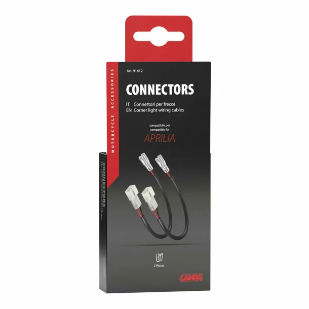 Corner lights wiring cables, 2 pcs - Aprilia