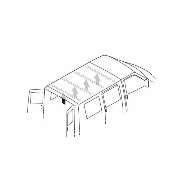 Van Ladder Holder, suport interior pentru scara cu fixare pe plafon in compartimentul de marfa