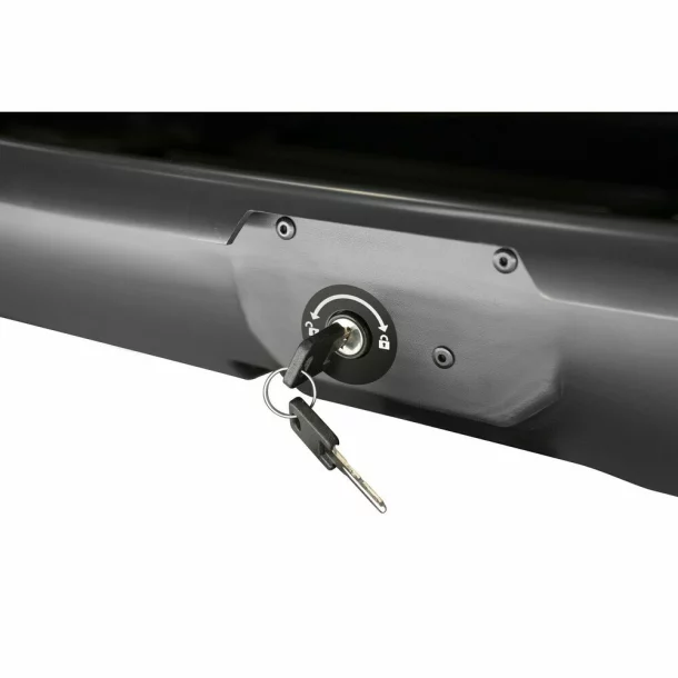 Box 480, cutie portbagaj ABS, 480 l - Negru embosat