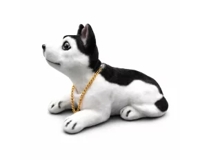 Ornament auto interior, caine care da din cap - Husky