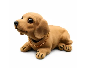 Ornament auto interior, caine care da din cap - Teckel