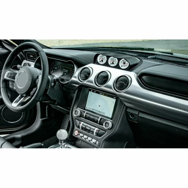 Manometru temperatura apei, Seria Black Analog, 9-32V - Ø 2” (52 mm)