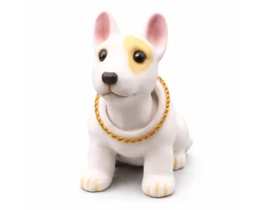 Ornament auto interior, caine care da din cap - Bull Terrier