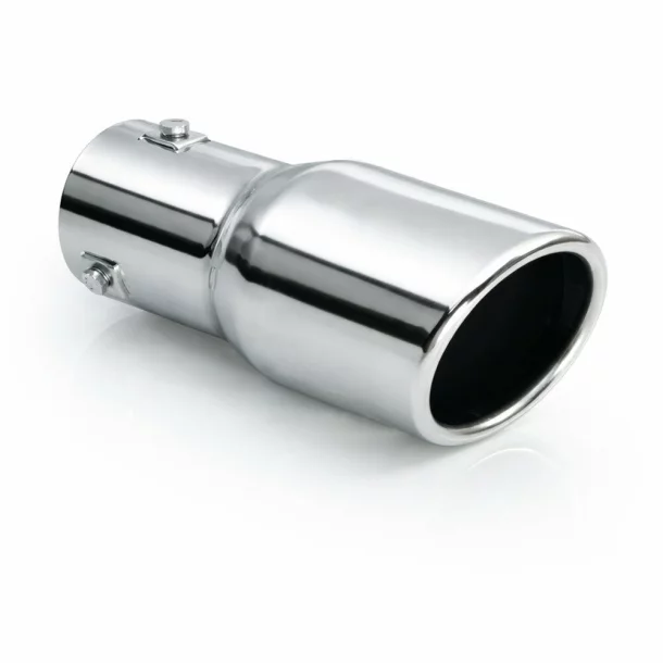 Ornament toba esapament TS-25, din otel inoxidabil lustruit, racordare Ø37-42mm