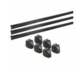 Kargo trunk set with fitting kit and 3 steel bars 150cm, Citroen, Fiat, Opel, Peugeot, Toyota
