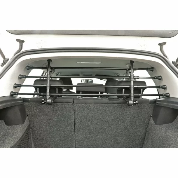 GRG-9 Compact, 4 sections telescopic dog cargo guard for head-rest application - 1400x550 mm