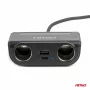 Priza dubla bricheta cu 2xUSB-A + 2xUSB-C QC3.0 PD3.0 120W, 12/24V, Amio